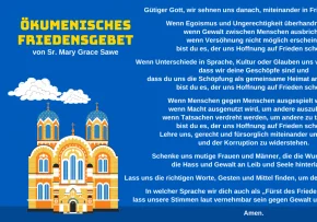 Ökumenisches Friedensgebet deutsch | Foto: (c) Kirchenkreis Naumburg-Zeitz