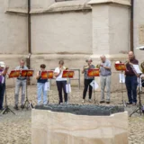 Gedenkveranstaltung für Oskar Brüsewitz 2024  (c) Kirchenkreis Naumburg-Zeitz, Ilka Ißermann