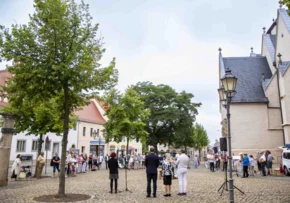 Gedenkveranstaltung für Oskar Brüsewitz 2024 | Foto: (c) Kirchenkreis Naumburg-Zeitz, Ilka Ißermann